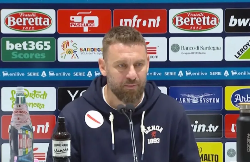 Genoa, Daniele De Rossi in conferenza stampa