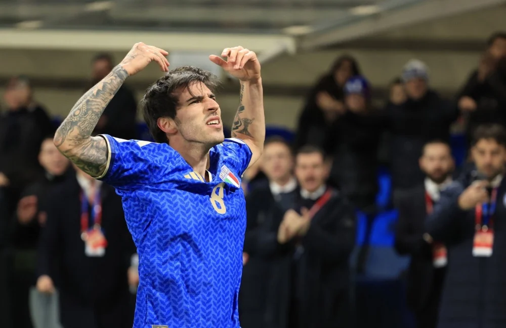 Italia: Sandro Tonali (Photo Credit: Emanuele Pennacchio / IPA Sport / IPA via IPA Agency)