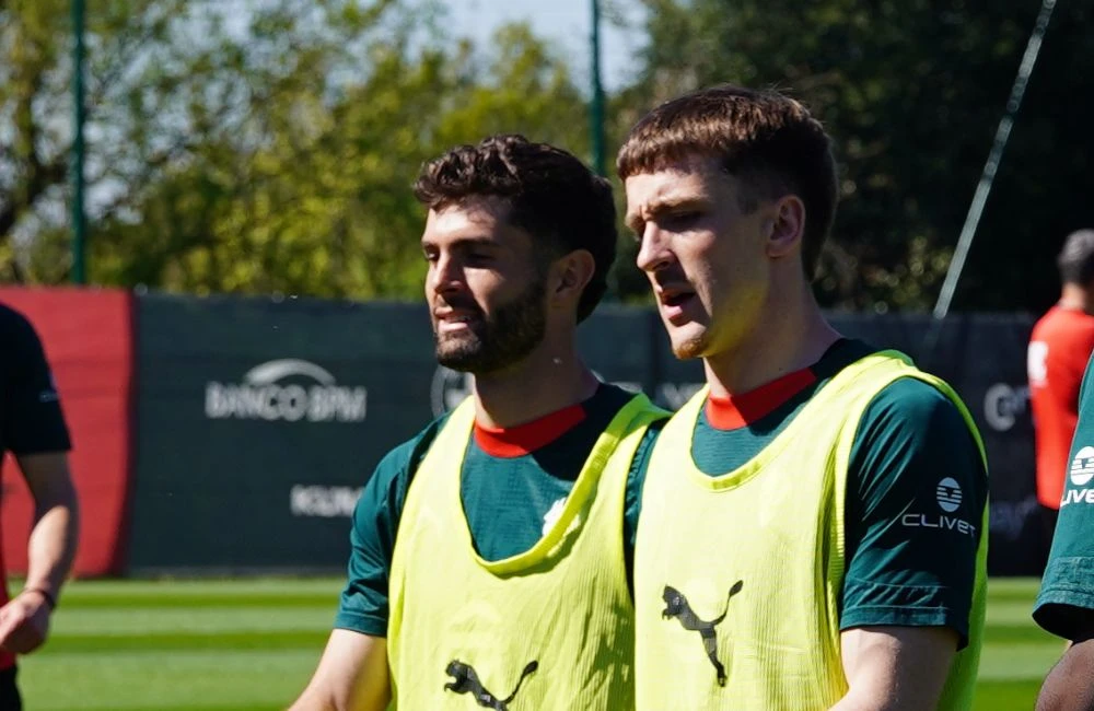 Milan: Christian Pulisic, Alexis Saelemaekers - MilanPress, robe dell'altro diavolo