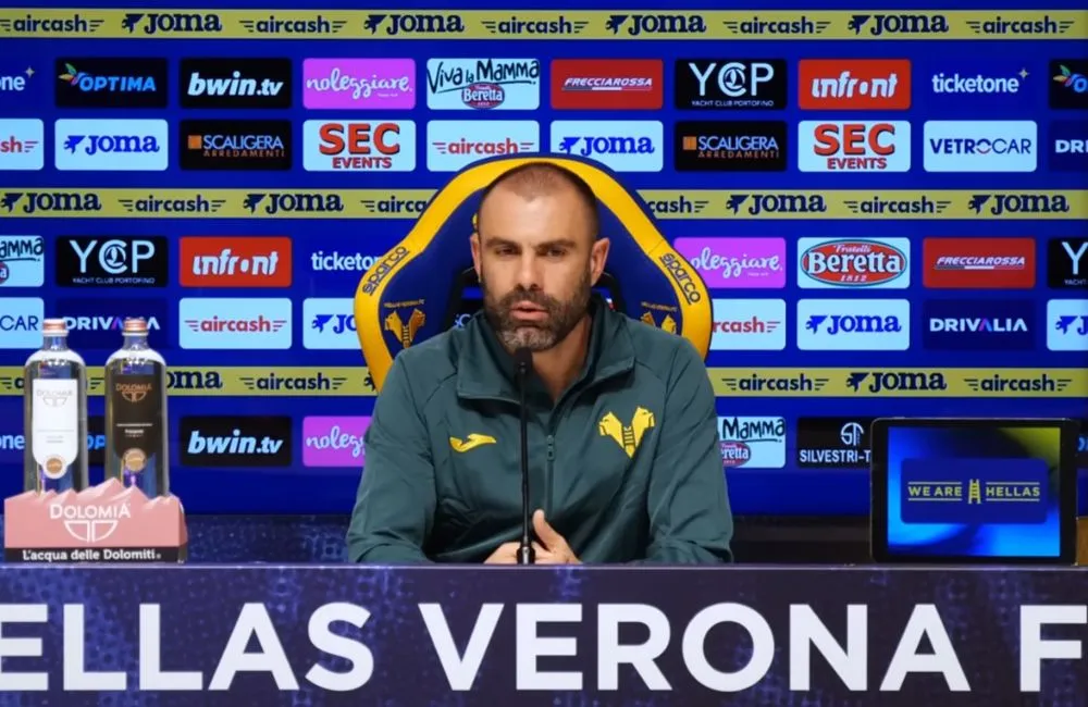 Hellas Verona, la conferenza stampa di Paolo Sammarco