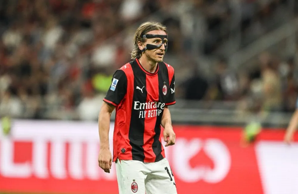 Milan: Luka Modric (Photo Credit: Tiziano Ballabio / IPA Sport / IPA via IPA Agency)