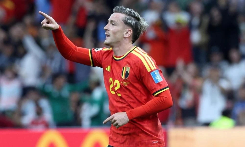 Belgio: Alexis Saelemaekers (Photo Credit: Bruno Fahy / Belga / Sipa USA via IPA Agency)