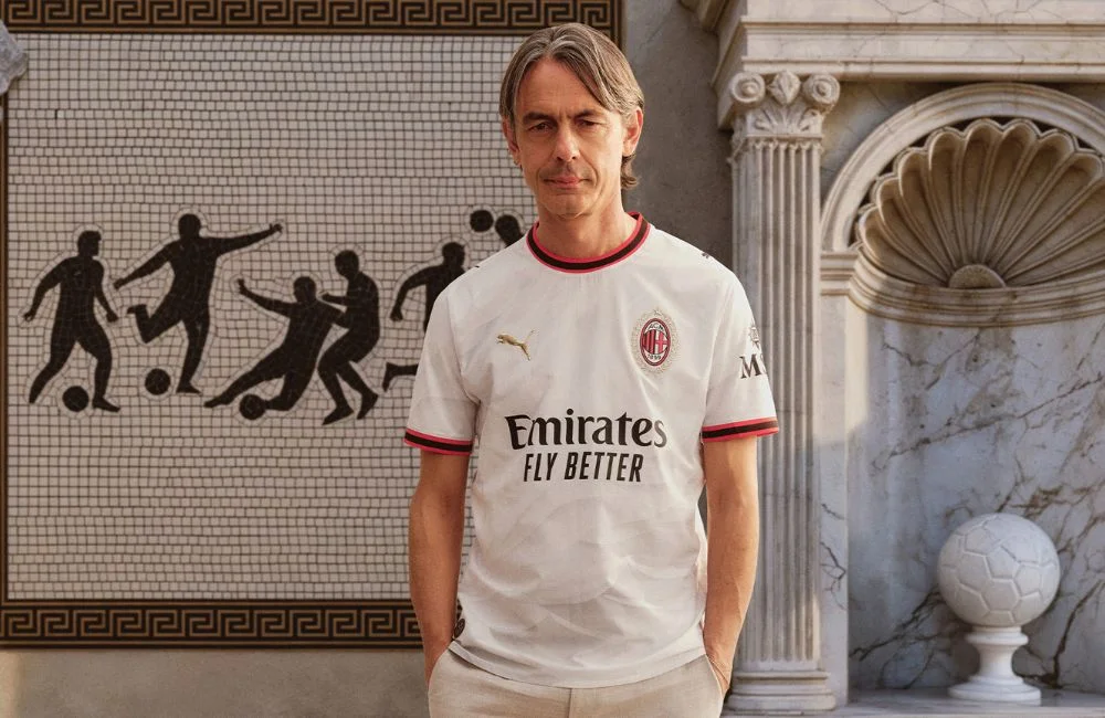 Filippo Inzaghi e la seconda maglia 2026-27 (Photo via AC Milan)
