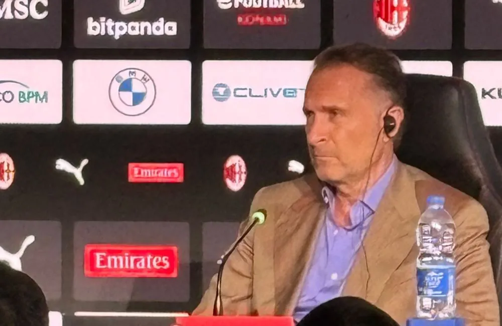 Gerry Cardinale in conferenza stampa - MilanPress, robe dell'altro Diavolo Gerry Cardinale in conferenza stampa - MilanPress, robe dell'altro Diavolo