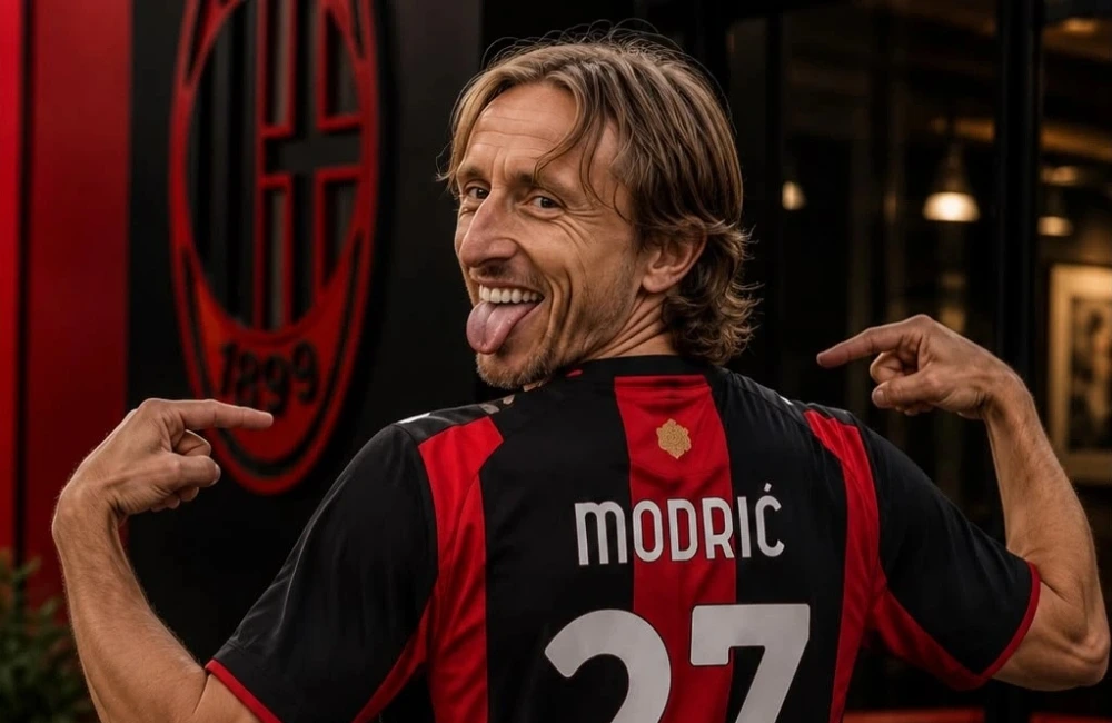 Milan: Luka Modric - MilanPress, robe dell'altro Diavolo