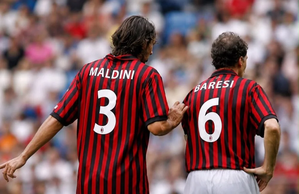 Paolo Maldini e Franco Baresi Paolo Maldini e Franco Baresi
