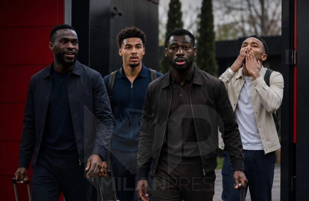 Fikayo Tomori, David Odogu, Youssouf Fofana, Christopher Nkunku - MilanPress, robe dell'altro diavolo Fikayo Tomori, David Odogu, Youssouf Fofana, Christopher Nkunku - MilanPress, robe dell'altro diavolo