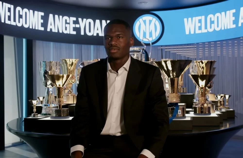 Inter: Ange-Yoan Bonny (Photo Credit: Inter TV)