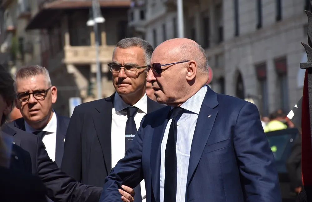 Inter: Giuseppe Marotta e Giuseppe Bergomi ai funerali di Franco Baresi - MilanPress, robe dell'altro Diavolo