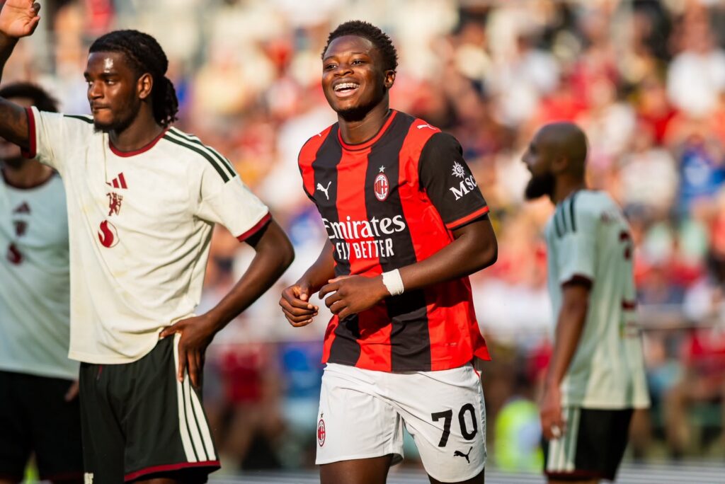 Manchester United-Milan: Alphadjo Cissè (Photo Credit: Gleb Soboliev / PressFocus / Newspix via ZUMA Press via IPA Agency)