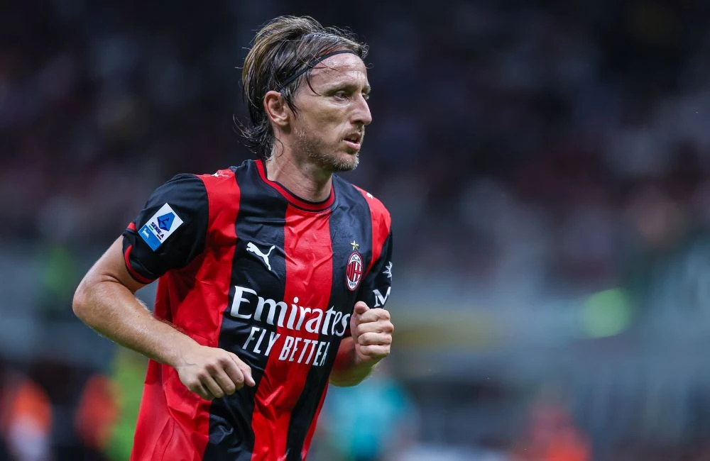 Milan: Luka Modric (Photo Credit: Fabrizio Carabelli / IPA Sport / IPA via IPA Agency)