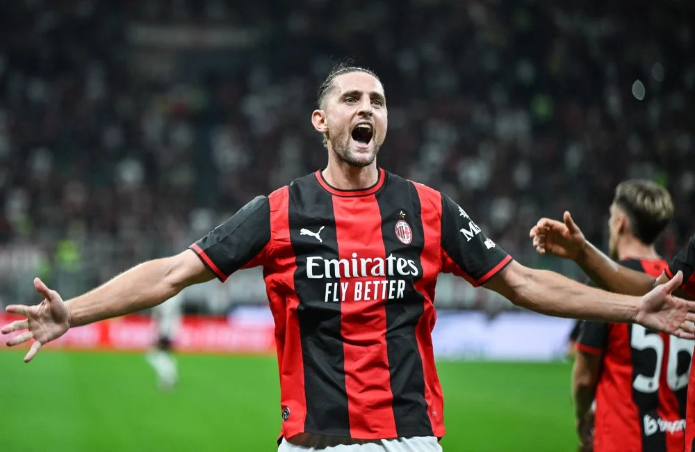 Milan: Adrien Rabiot (Photo Credit: Tiziano Ballabio / IPA Sport / IPA via IPA Agency)
