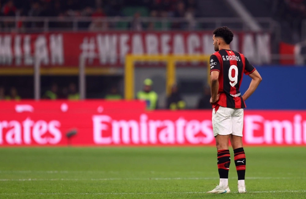 Milan-Bologna: Goncalo Ramos (Photo Credit: sportinfoto / DeFodi Images / IPA via IPA Agency) Milan-Bologna: Goncalo Ramos (Photo Credit: sportinfoto / DeFodi Images / IPA via IPA Agency)