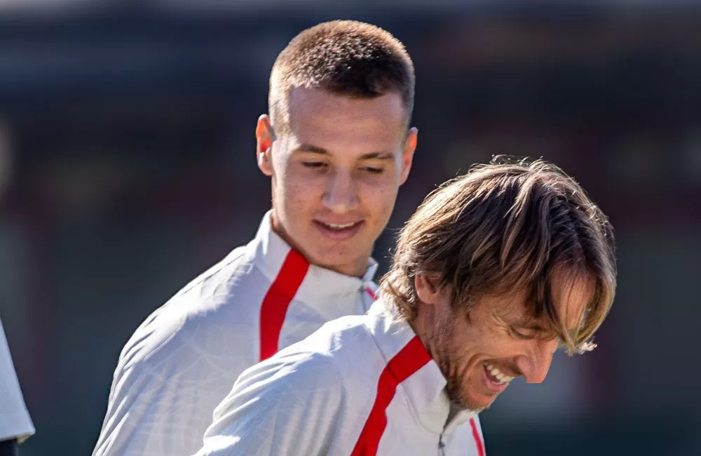Milan: Francesco Camarda, Luka Modric a Milanello (Photo Credit: Valeria Lippera per MilanPress.it)