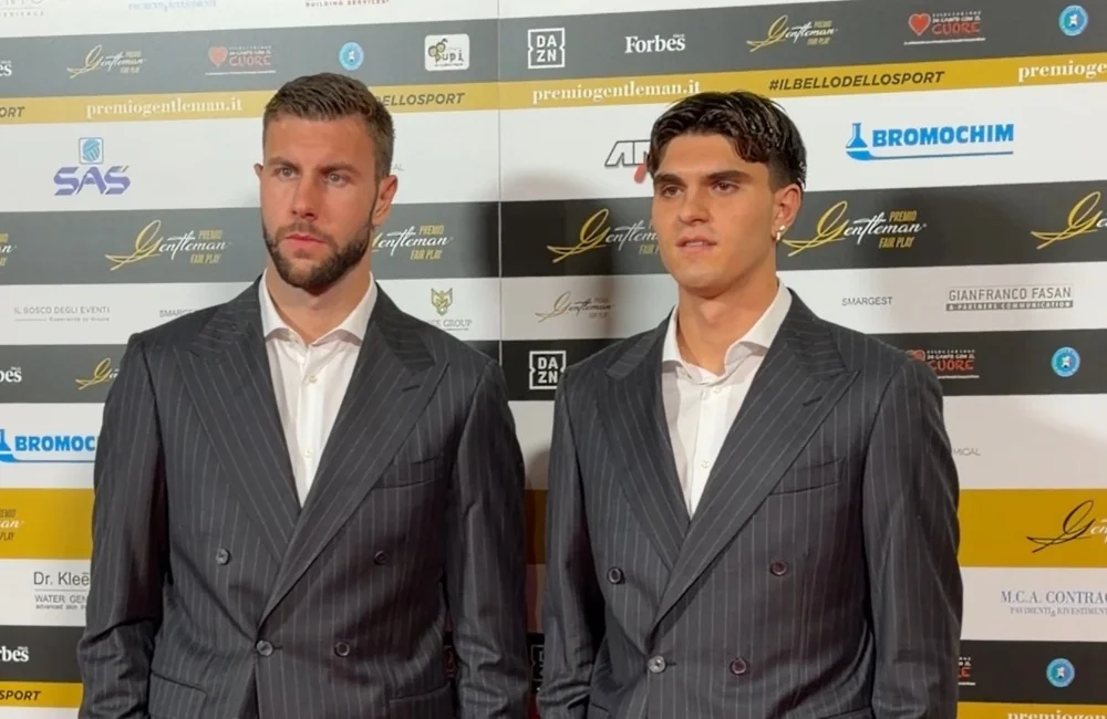 Strahinja Pavlovic e Davide Bartesaghi - MilanPress, robe dell'altro diavolo Strahinja Pavlovic e Davide Bartesaghi - MilanPress, robe dell'altro diavolo